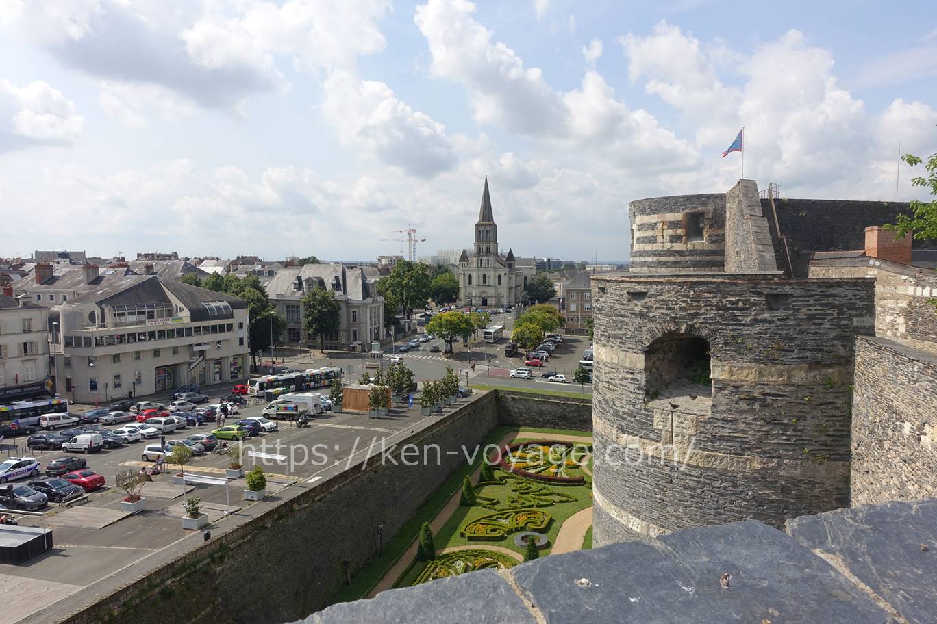 Château d'Angers roof top